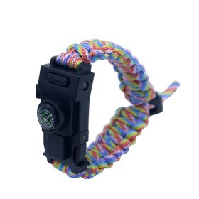 Outdoor Umbrella Rope Knife Camping Bracelet For Survival