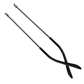 1 Pair Vintage Metal Frame Temple Arm Sun Glasses Replacement Temple, Grey