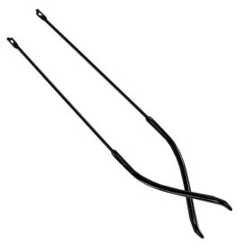 1 Pair Vintage Metal Sun Glasses Replacement Temple Eyeglasses Frame Temple, Black