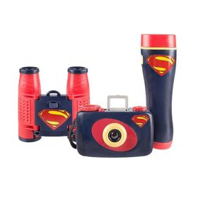 Superman Adventure Kit Ages 4+ Years - Flashlight Camera & Binoculars